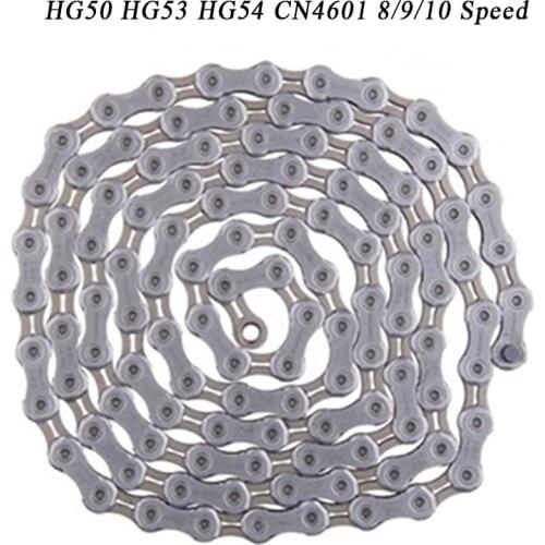Bike Chain CN-HG50 HG53 HG54 CN-4601 MTB Road Bicycle Chain 8 9 10 Speed MTB Road Bicycle Chain 112 114 link Chain Bicycle Part
