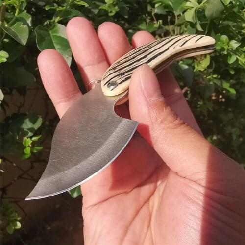 High Hardness Military Folding Self-defense Sharp Knife Steel Blade for Camping Hunting Survival Outdoor Activities Mens Gift