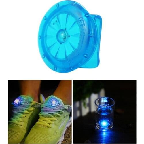 1 Pcs Useful Outdoor Tool LED Luminous Shoe Clip Light Night Safety Warning LED Bright Flash Light For Running Cycling Bike