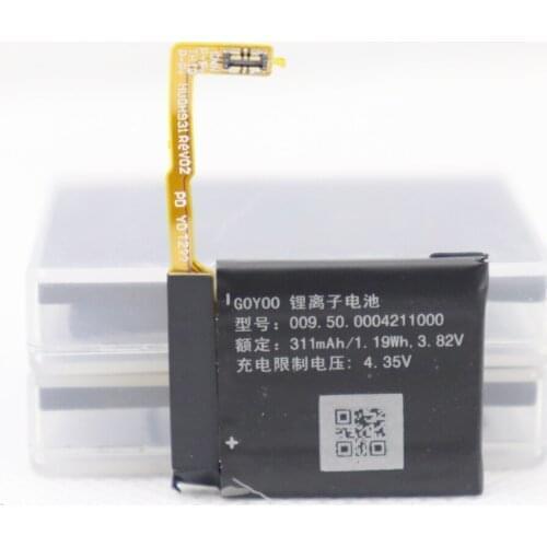2pcs/lot 311mAh Battery For HuaWei K1 - G01 glory small K battery K1 watch battery