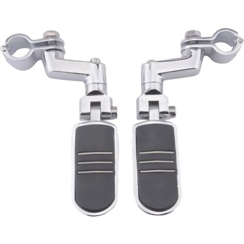 2pcs Non-Silp Foot Pegs Rest Male Peg Mount Motorcycle 1-1/4 Inch Engine Guards