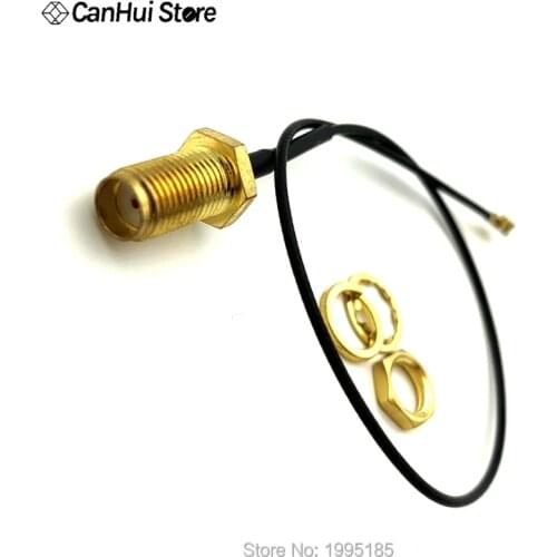 5pcs SMA Connector Cable Female to uFL/u.FL/IPX/IPEX RF Connector Coax Adapter Assembly RG178 Pigtail Cable 1.13mm IPEX turn SMA