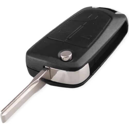 Dandkey 20pcs Flip Remote Key Shell Fob 2/3 Buttons HU43 Blade Case For Vauxhall Opel Zafira Vectra Antigo Astra Omega Suprema