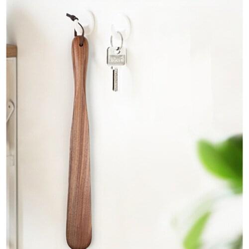 Wooden Shoes Spoon Pull Shoe Horn Convenient Wearing Shoes Horn And Spoon Random Color