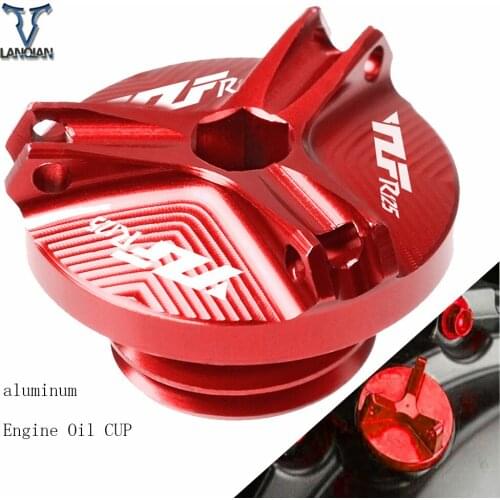 For Yamaha YZF-R125 2008 2009 2010 2011-2015 Motorcycle Accessories Aluminum Motorbike Engine Oil Cup Plug Sump Cap Cover Engine