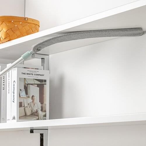 Long handle Extensible Flexible Dust Cleaner Brush Microfiber Retractable Gap Hand Catcher Mites Removable Home Cleaning Tools