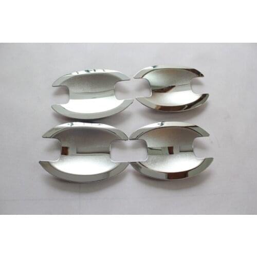 4pcs Chrome Door Handle Bowl Cup Cover Trim For Nissan X-trail 2008-2013