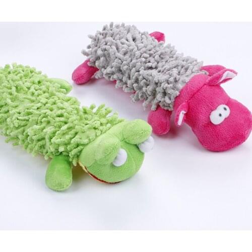 Pet dog toy vocal plush toy plush frog hippo pet supplies,Q207