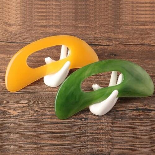 Hot Guasha Board Natural Stone/Synthetic Resin Tool Scrpy aping Board Massage Tool Guasha Massage Board Scraper Massage Thera