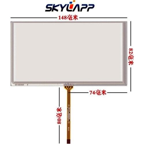 New 6.1"/6''Inch Resistance TouchScreen 148mm*82mm for Cascade Junda A061VW01 Touch Screen Panel Glass Digitizer Handwritten