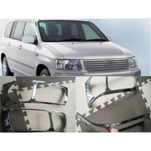 Styling For TOYOTA PROBOX 2002-2006 front light box / headlight car plating pieces Car Accessories Car Stickers Car Styling