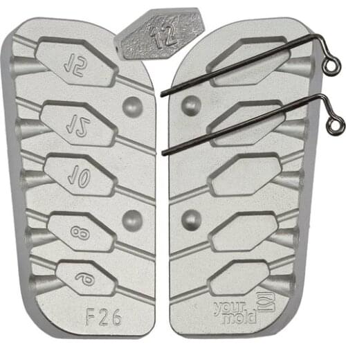 Mould lead fishing Inline gr. 6-15 F 26