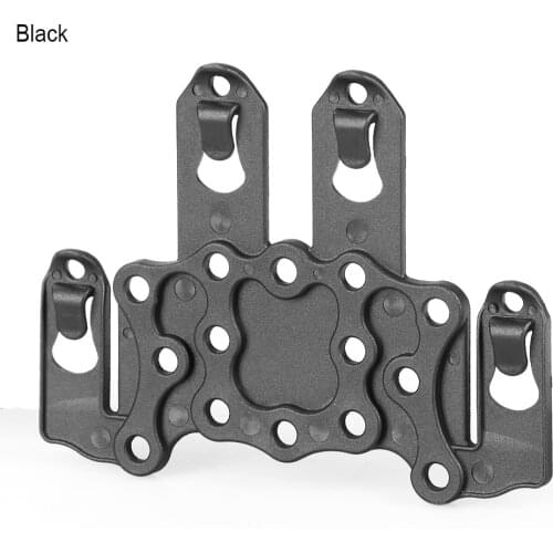 QCQ Gun Holster Adapter Airsoft Speed Clip Platform Ambidextrous Holster Rail Case Mount in Hunting Accessories OS7-0048