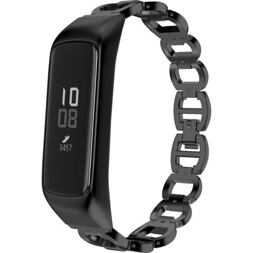 Stainless Steel Watchband Strap for Samsung Galaxy Fit-E Smartwatch Replacement Wristband Strap Bracelet Breathable unisex