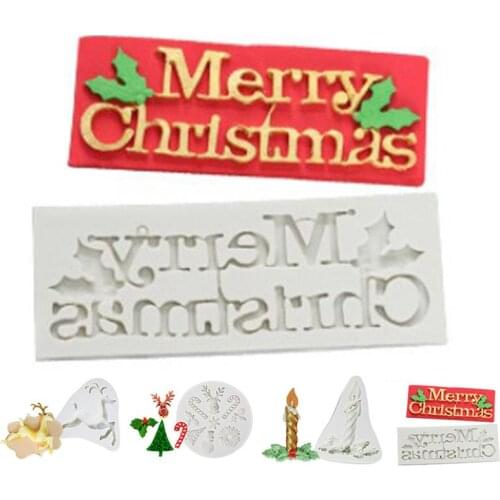 Christmas Cake Mold Silicone Multi-use Fondant Mold Baking Mold Chocolate Mold DIY Baking Cake Moulds