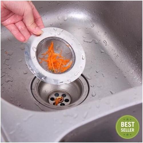 Stainless Steel Mesh Sink Strainer Anti Clogging Sewer Filter Colander Kitchen Supplies Toilet Drain Hair Waste Stopper