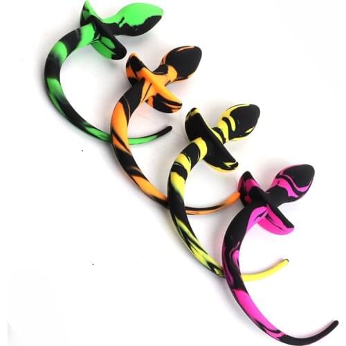 Silicone Butt Plug Dog Tail Anal Plug Sex Toys for Adults Slave Games SM Erotic Toy G-spot Massage Sex Product Anal Stretching