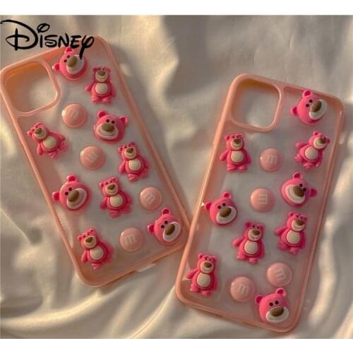 Disney Strawberry Bear Pro for iPhone12 Phone Case X/Xr for Iphone11 Female 7/8Plus Silicone Promax zz0715-1