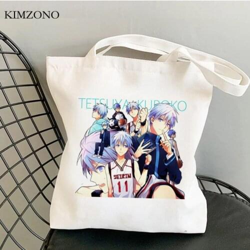 Kuroko No Basket shopping bag bolsas de tela eco tote shopper grocery shopping bag ecobag net sac toile