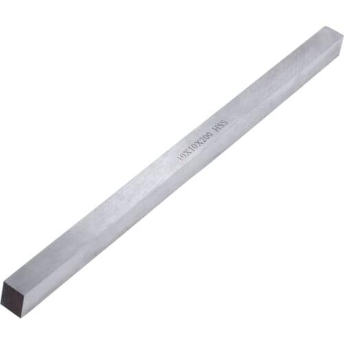 10mm x 10mm x 200mm Turning Parting Milling Lathe HSS Tool Bit Gray