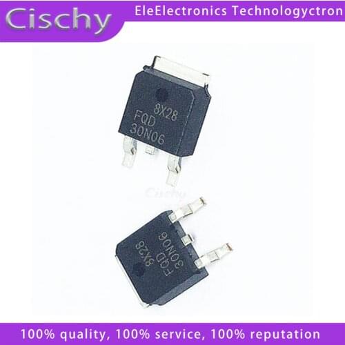 10pcs FQD30N06LTM FQD30N06 MOS FQD30N06L field effect tube