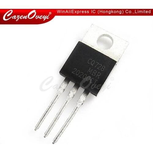 10pcs/lot MBR20200CT TO220 MBR20200 TO-220 20200CT In Stock