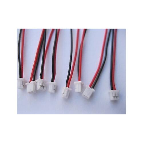 1000 pcs 1.25mm Pitch 2 Pin Female Connector with 28AWG 150mm Leads Cable