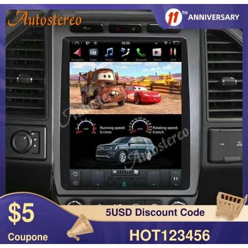 For Ford Expedition 2018 2019 2020 Android10 64G Tesla Style Screen Car GPS Navigatio Auto Multimedia Player Radio Tape Recorder