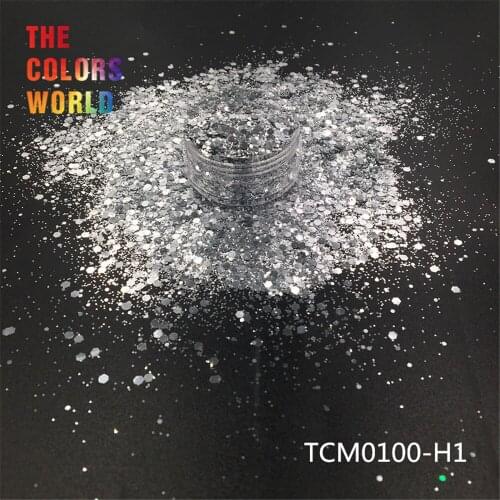 TCT-193 Hexagon Shape Metallic Regular Color Nail Glitter For Nail Art DIY Decoration Body Art Makeup FacePainting Manual DIY