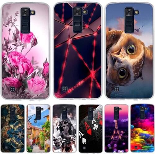 Case For LG K8 K350 K350E K350N Case Cover Silicone 3D TPU Phone Case for LG Phoenix 2 Escape 3 Coque Capas For LG K8 Phone Case