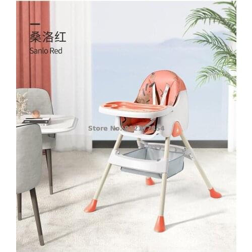 Baby dining chair, child eating seat, multifunctional portable foldable baby dining table and chair, home learning chair
