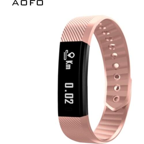 AOFO Fitness Tracker, Slim Touch Screen Activity Tracker Wireless Smart Bracelet Pedometer