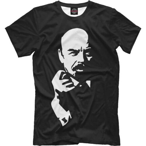 Summer New t-shirt Lenin Leader communist USSR Russia revolution Men shirts Short Casual O-Neck mens t shirts