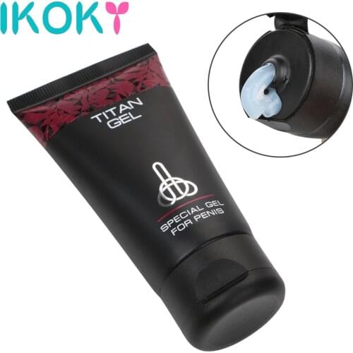 IKOKY Water-based Sex Toys for Men Time Delay Adult Products 50mL Penis Gel Sex Lubricants Oil