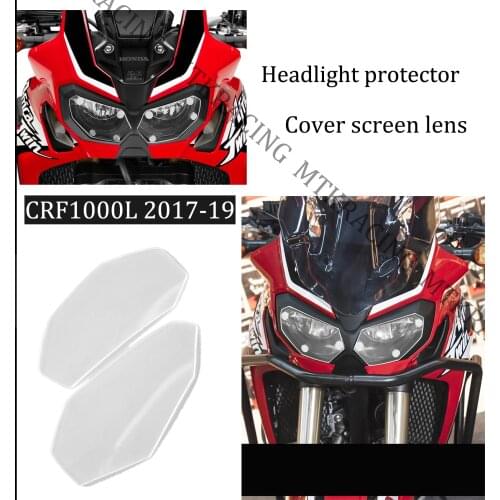 MTKRACING FOR HONDA CRF 1000L CRF1000L Headlight protector cover screen lens 2015-2018
