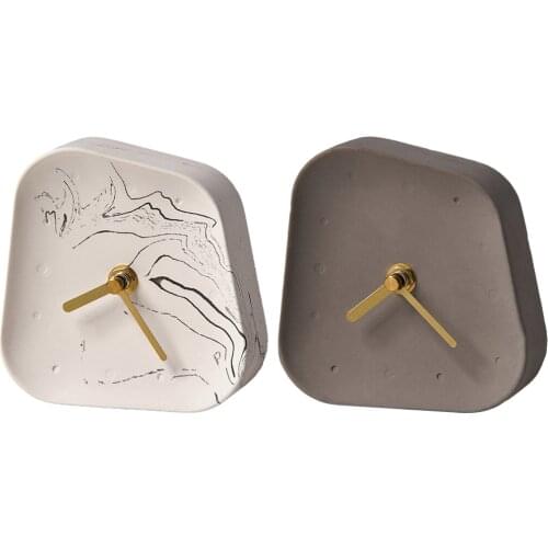 Desk Clock Decoration Home Living Room Deasktop Tabletop Decor Ornament