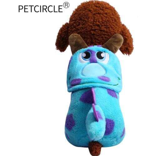 Novelty Rushed Pet Dog Clothes Winter Dog Coats For Chihuahua Yorkshire Dragon Dog supplies Size Xxs-l Freeshipping