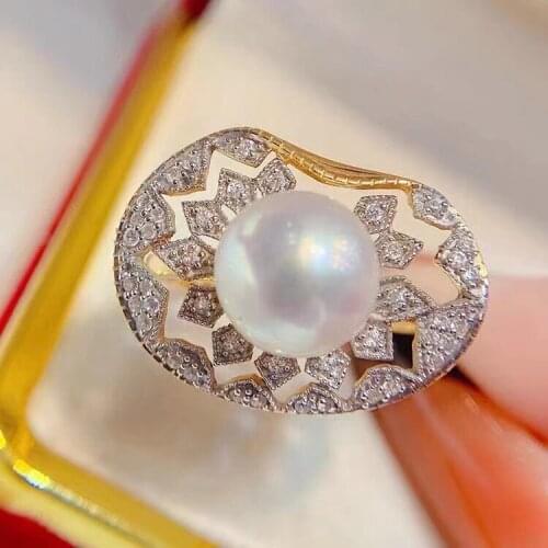 New Gorgeous 925 Sterling Silver Adjustable Finger Ring Base Settings Findings Jewelry Parts Fittings Accessories for Beads