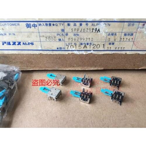 Original new 100% self-locking button SPPJ62179A 6pin button switch with lock switch