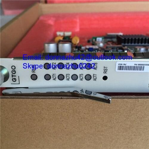 Original ZTE C300 OLT 8 ports GPON board GTGO with 8 SFP C+ modules