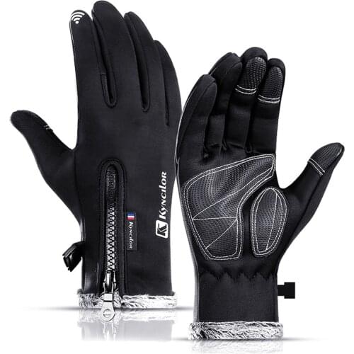 Winter Warm Waterproof Touch Screen Men Ski Gloves Women Windproof Fashion Plus Velvet Outdoor Sports Riding Lady Gloves