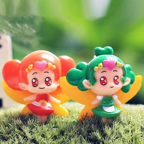 12pc Cute Angel Elf Miniature Fairy Garden Home Houses Decoration Mini Craft Micro Landscaping Decor DIY Accessories