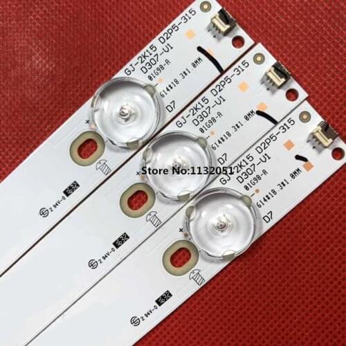 3pcs New original LED stripsLED back light strip GJ-2K15 D2P5-315 D307-V1.1 FOR 32" for Philips 32PHH4100/88 TV