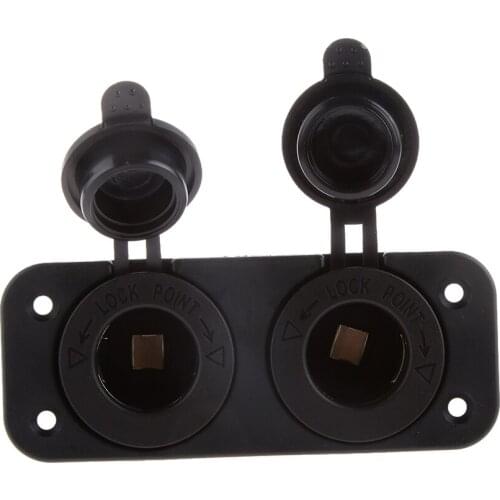 In Car 12V 2-Way Car Lighter Socket Splitter Dual Charger Adapter