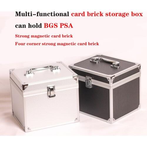 Large Multi-functional BGS PSA Card Brick Storage Box Board Games Deck Case Can Hold 35pt/ Four Corner Magnetic Card Bricks