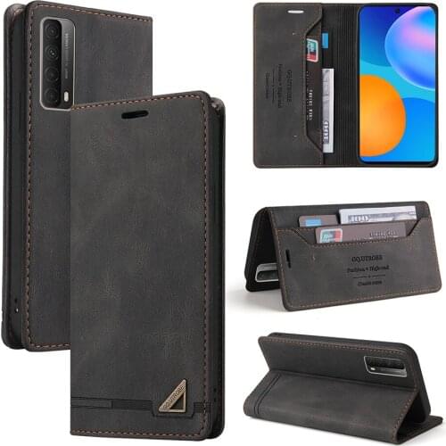 Etui Magnetic Closure Wallet Cases For Huawei P20 Lite P30 Pro P40 Lite E Honor 10 Lite 9X 9S P Smart 2021 2020 Book Stand Cover