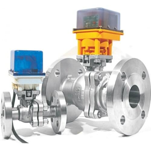 G2 1/2" DC12V/24V flange stainless steel electric ball valve CR03/CR04