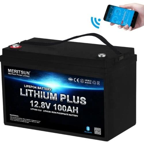 LiFePo4 Battery 12v/12.8v 100ah 120ah 150ah Lithium ion Battery With BT BMS For Marine/RV/Solar system/Golf cart