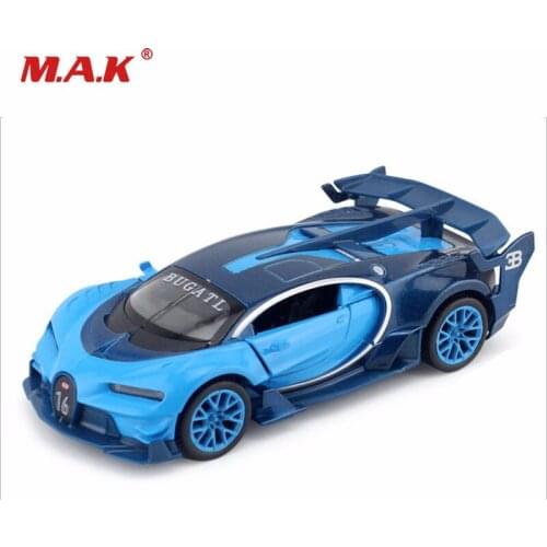 1:32 alloy diecast Bugatti Veyron GT racing car model red/blue/yellow with sound&light collection car toys for boy children gift