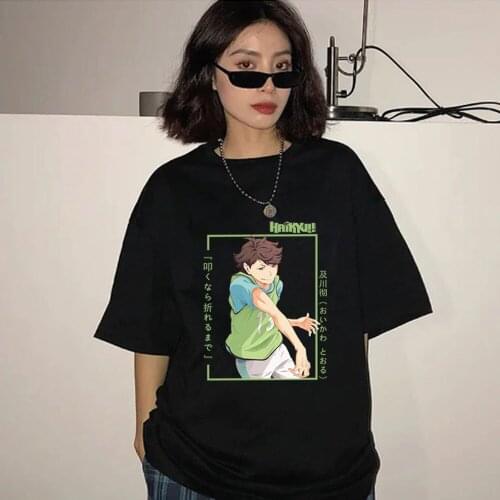Fashion T-shirt Men Women Haikyuu Print T-shirt Sweatshirts Spring Summer Tops Unisex